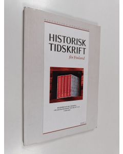 käytetty kirja Historisk Tidskrift för Finland 2/2020