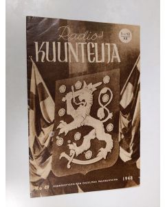 käytetty teos Radiokuuntelija n:o 49/1948