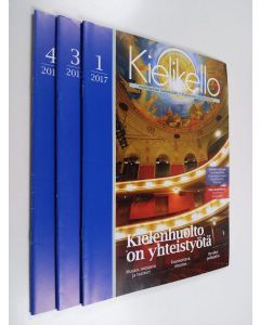 Kirjailijan Kotimaisten kielten tutkimuskeskus käytetty teos Kielikello - kielenhuollon tiedotuslehti : 1&3-4/2017