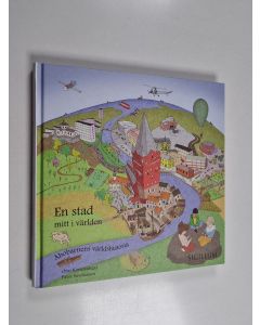 Kirjailijan Otso Kortekangas käytetty kirja En stad mitt i världen