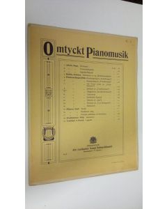 käytetty teos Omtyckt Pianomusik : Jämtland (ur "Frösöblomster")