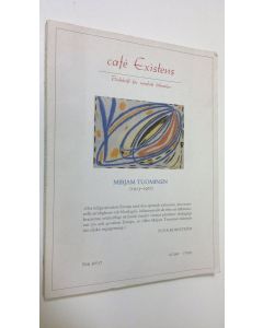 käytetty kirja cafe Existens : tidskrift för nordisk litteratur nr. 56/57 (4/1992 - 1/1993)