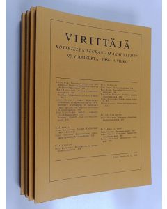 käytetty kirja Virittäjä vuosikerta 1988 (nrot 1-4)