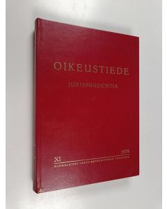 käytetty kirja Oikeustiede = Jurisprudentia 1978