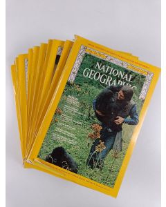 käytetty kirja National Geographic vuosikerta 1970
