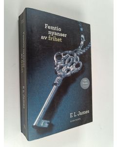 Kirjailijan E. L. James käytetty kirja Femtio nyanser av frihet