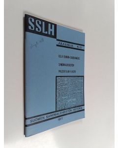 Kirjailijan Ulla Ekman-Salokangas käytetty teos Sanomalehdistön palstatilan kasvu