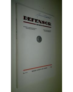 käytetty kirja Defensor legis : Suomen asianajajaliiton äänenkannattaja 1982 nro 7-8