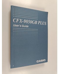 käytetty kirja CFX-9850GB Plus - User's guide
