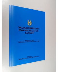 käytetty kirja Valtakunnalliset maanpuolustuskurssit : kurssit 191-200 : (aakkosellinen hakemisto kursseista 1-200)