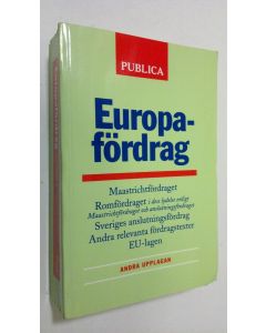 käytetty kirja Europafördrag