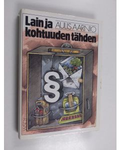 Kirjailijan Aulis Aarnio käytetty kirja Lain ja kohtuuden tähden