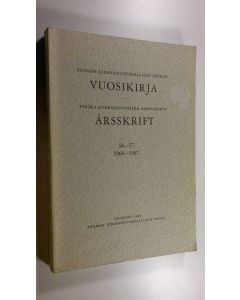 Tekijän Martti Parvio  käytetty kirja Suomen kirkkohistoriallisen seuran vuosikirja 1964-1967