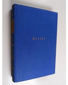 Kirjailijan Johann Wolfgang von Goethe käytetty kirja Goethes werke 2 : Dramen