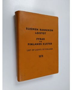 käytetty kirja Suomen rannikon loistot = Fyrar vid Finlands kuster = List of lights of Finland 1978