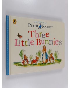 Kirjailijan Beatrix Potter käytetty kirja Three little bunnies