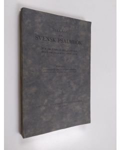 käytetty kirja Tillägg till svensk psalmbok för de evangelisk-lutherska församlingarna i Finland