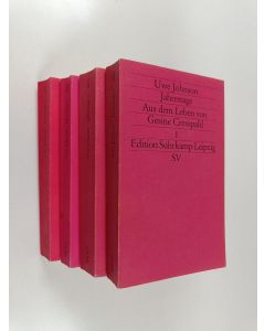 Kirjailijan Uwe Johnson käytetty kirja Jahrestage : aus dem Leben von Gesine Cresspahl 1-4