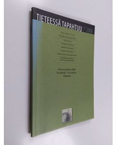 käytetty kirja Tieteessä tapahtuu 7/2008