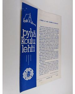 Kirjailijan T. J. Vauramo käytetty teos Pyhäkoululehti 3/1961