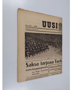 käytetty teos Uusi Suomi nro 314/1939 (20.11.)