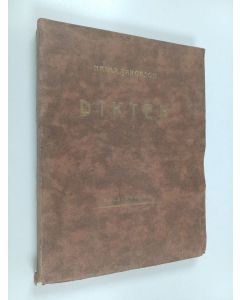 Kirjailijan Naima Jakobson käytetty kirja Dikter