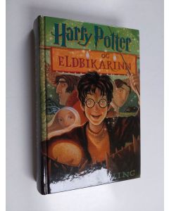 Kirjailijan J. K. Rowling käytetty kirja Harry Potter og eldbikarinn