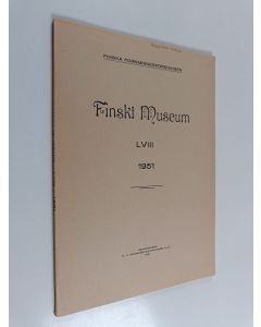 käytetty kirja Finskt Museum LVIII 1951