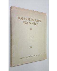 käytetty kirja Kalevalaseuran vuosikirja 22 1942 (lukematon)