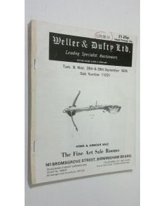 käytetty teos Weller & Dufty Ltd. - Tues & Wed. 28nd & 29rd November 1976 Sale Number 11231 : Arms and Armour sale