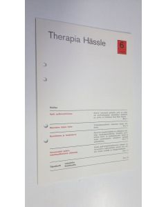 käytetty kirja Therapia Hässle n:o 6/1969