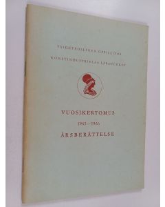 käytetty teos Vuosikertomus 1965-1966