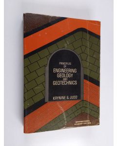 Kirjailijan Dimitri Pavlovitch Krynine käytetty kirja Principles of engineering geology and geotechnics