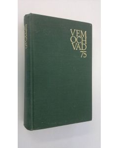 Kirjailijan Henrik Ekberg käytetty kirja Vem och vad : biografisk handbok 1975