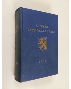 käytetty kirja Suomen valtiokalenteri 1966