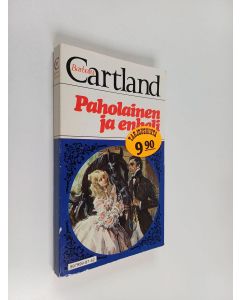 Kirjailijan Barbara Cartland käytetty kirja Paholainen ja enkeli
