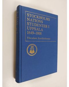 Kirjailijan Gösta Thimon käytetty kirja Stockholms nations studenter i Uppsala 1649–1800. Vinculum Stockholmense. Del II. 1701–1750