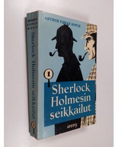 Kirjailijan Conan Arthur Doyle käytetty kirja Sherlock Holmesin seikkailut 1