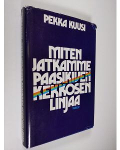 Kirjailijan Pekka Kuusi käytetty kirja Miten jatkamme Paasikiven-Kekkosen linjaa