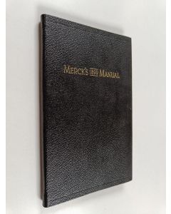 käytetty kirja Merck's Manual 1899 of the materia medica : together with a summary of therapeutic indications and a classification of medicaments