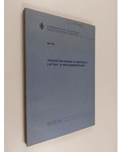 käytetty kirja Tehostetun hoidon ja anestesian laitteet ja mittausmenetelmät