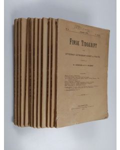 käytetty kirja Finsk tidskrift för vitterhet, vetenskap, konst och politik : vuosikerta 1899 (nrot 1-12