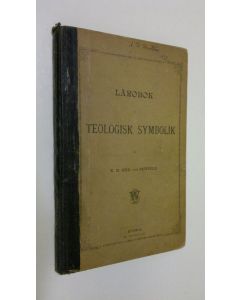 Kirjailijan K. H. G. Scheele käytetty kirja Lärobok i teologisk symbolik