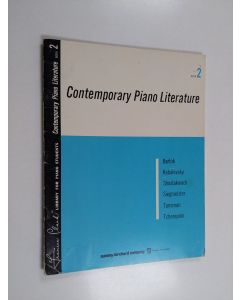 käytetty teos Contemporary Piano Literature, Book 2