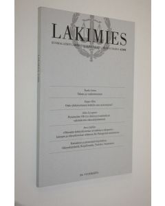 käytetty kirja Lakimies 4/2008