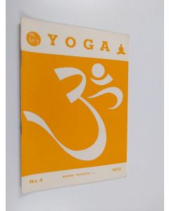 käytetty teos Yoga Lehti n:o 4/1972