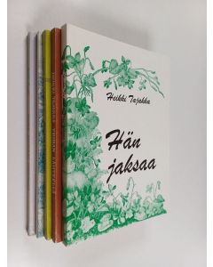 Kirjailijan Heikki Tajakka käytetty kirja Heikki Tajakka-paketti (5 kirjaa) : Hän jaksaa ; Voiman lähteellä ; Mukana päiviemme saatossa ; Uskon ja toivon tie ; Sinun siipiesi suojassa