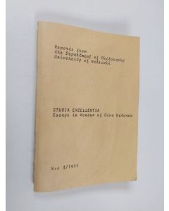 Kirjailijan Oiva Ketonen käytetty teos Studia excellentia : essays in honour of Oiva Ketonen