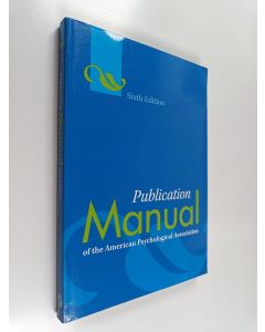 käytetty kirja Publication manual of the American Psychological Association