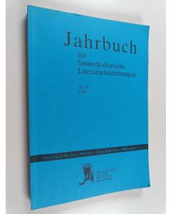 käytetty kirja Jahrbuch nr. 27/1995 : fur finnisch-deutsche Literaturbeziehungen